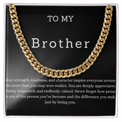 The Best Brother- Cuban Link Chain
