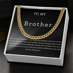 The Best Brother- Cuban Link Chain