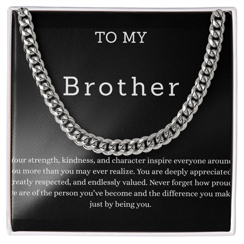 The Best Brother- Cuban Link Chain