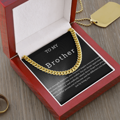 The Best Brother- Cuban Link Chain