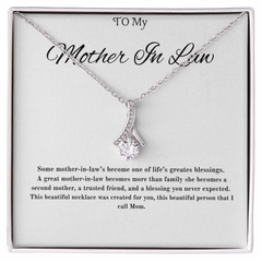 For My Second Mom - Alluring Beauty Necklace (Yellow & White Gold Variants)