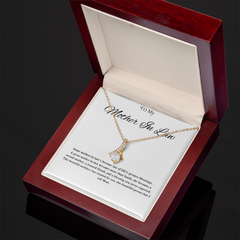 For My Second Mom - Alluring Beauty Necklace (Yellow & White Gold Variants)