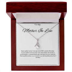 For My Second Mom - Alluring Beauty Necklace (Yellow & White Gold Variants)